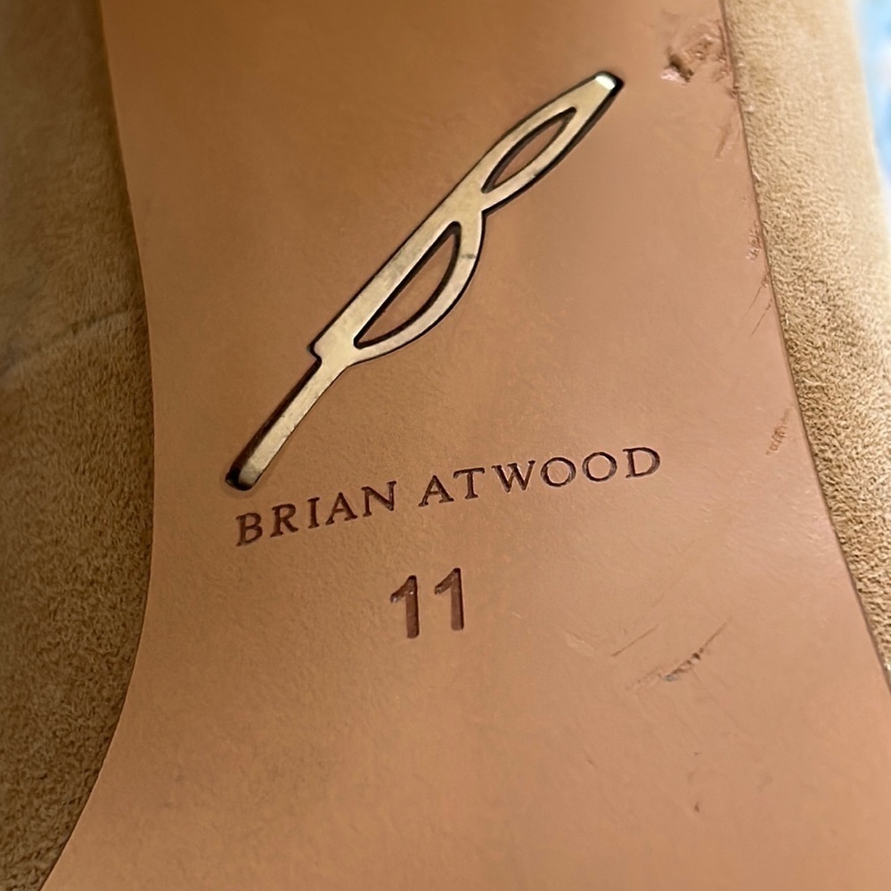 Brian Atwood Kendal Caged Heel Suede Pump Size 11M - Picture 10 of 14